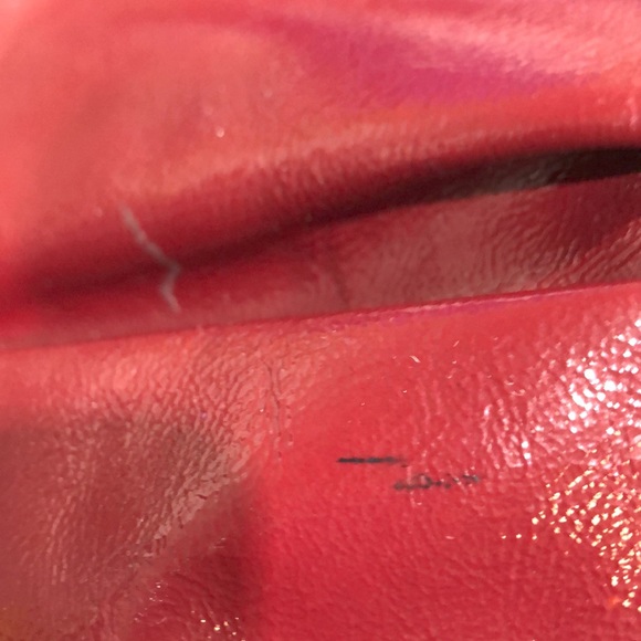 Coach Red Leather Crossbody/Shoulder Bag Purse EUC - Picture 9 of 10